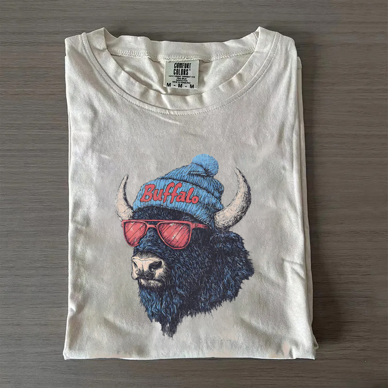 Buffalo Football Mascot T-shirt