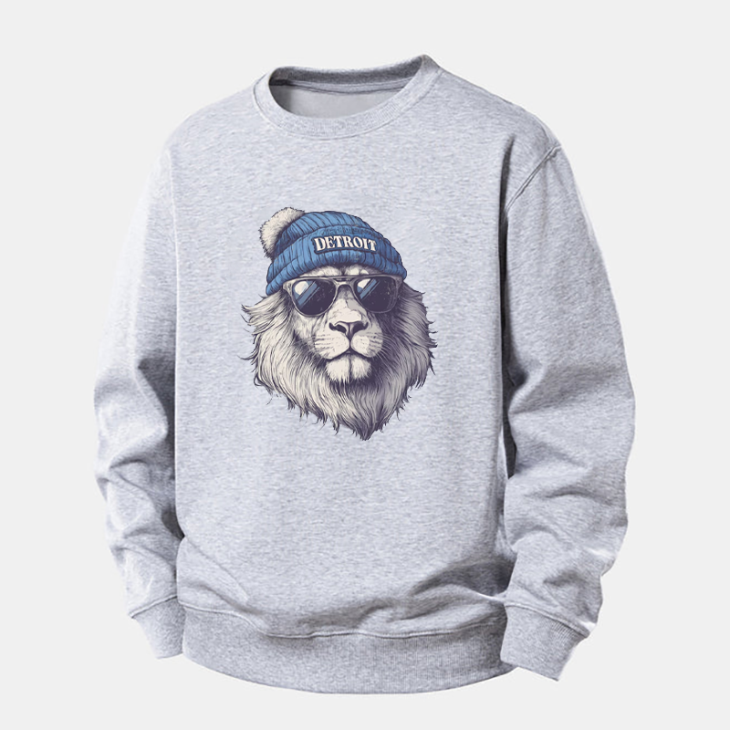 Vintage Detroit Football Mascot Sweatshirt