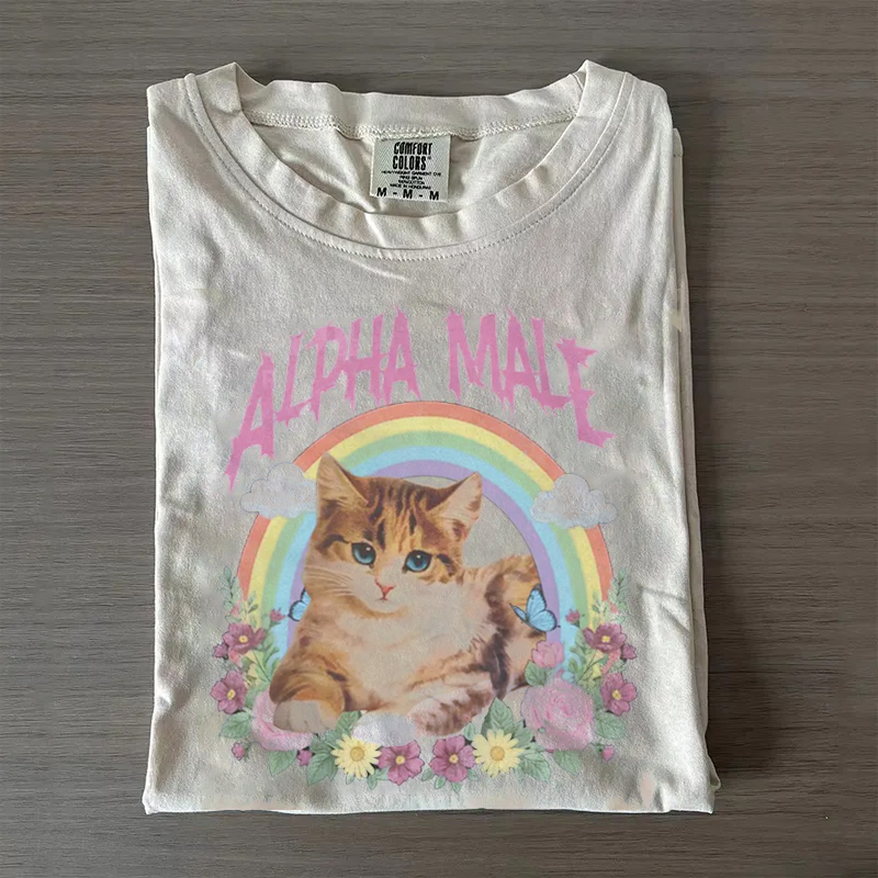 Alpha Male Funny Kitten T-shirt