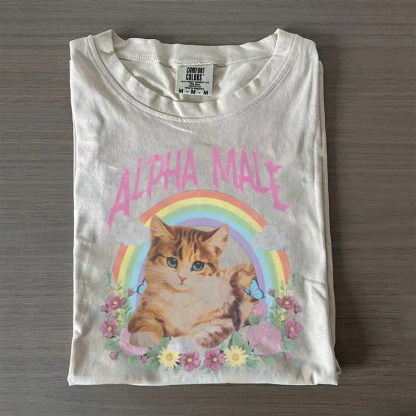 Alpha Male Funny Kitten T-shirt