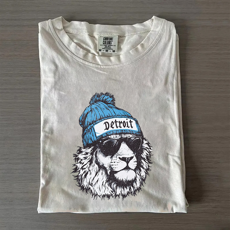 Detroit Football Mascot T-shirt
