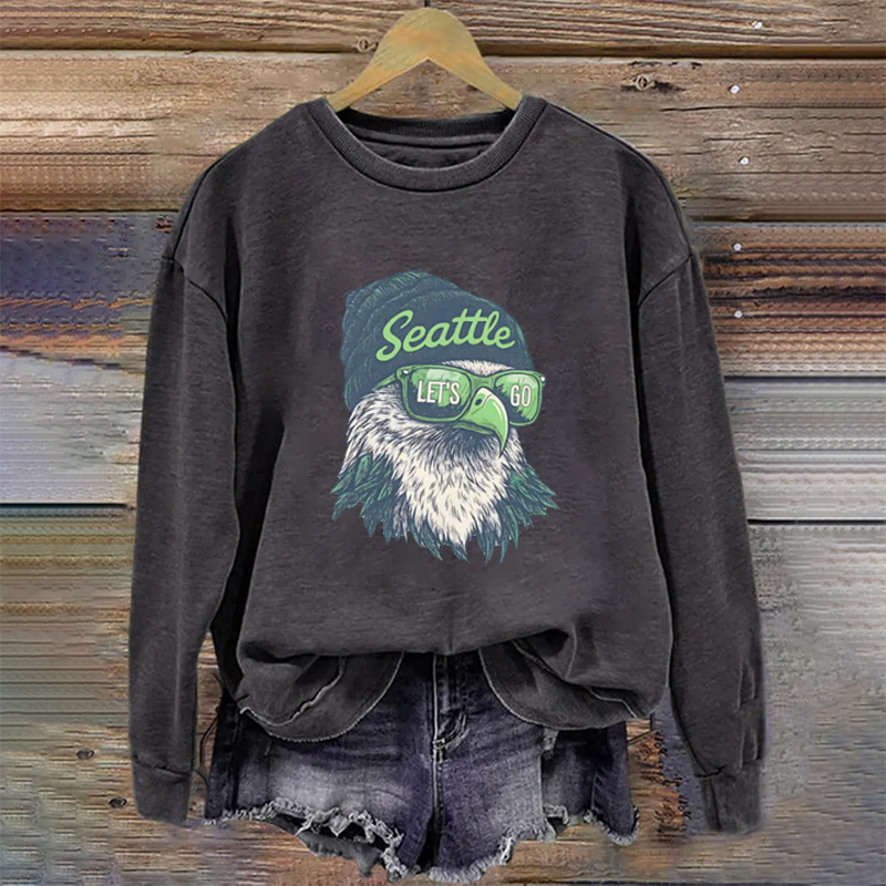 Vintage Seattle Football Sweatshirt