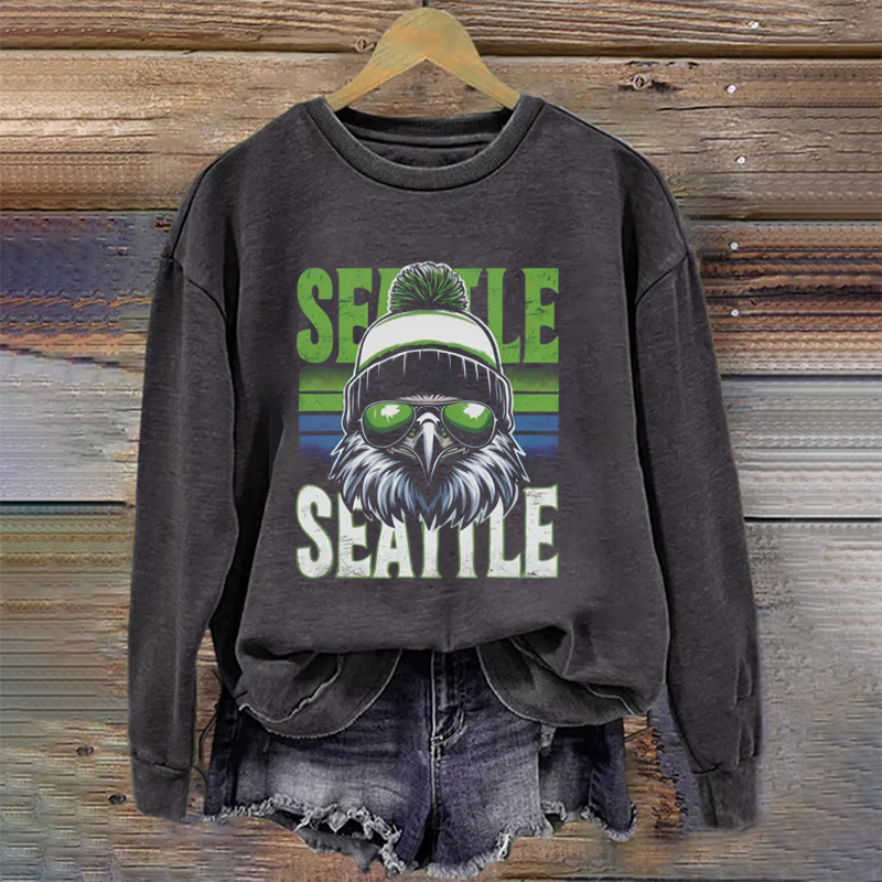 Vintage Seattle Football Sweatshirt