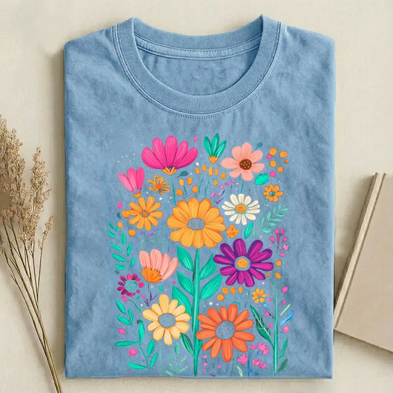Boho Summer Floral T-shirt