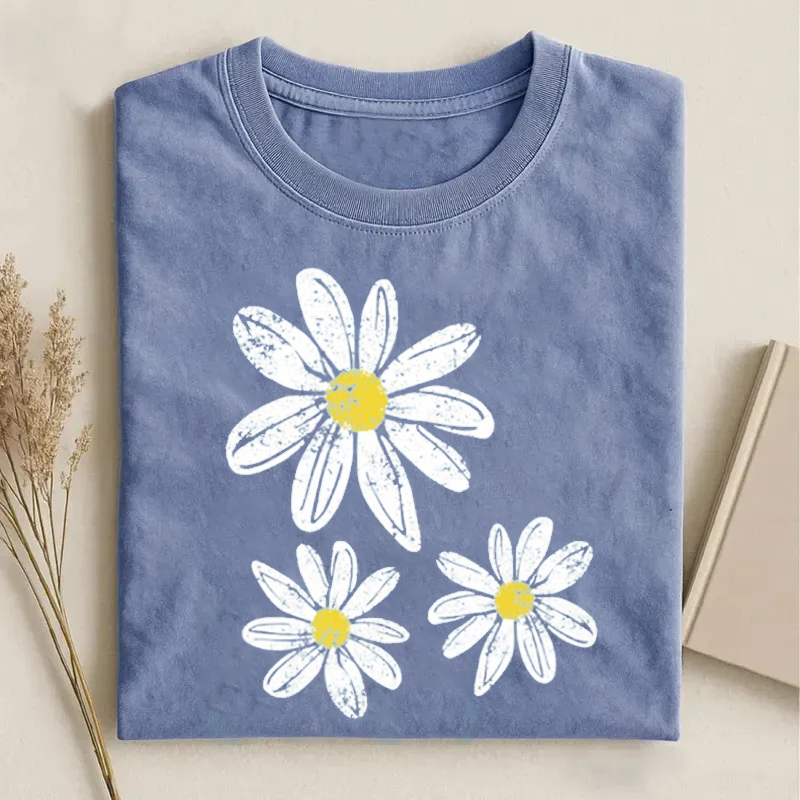 Boho Floral Graphic T-shirt