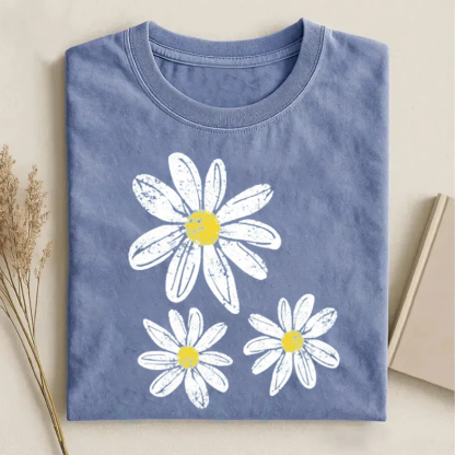 Boho Floral Graphic T-shirt