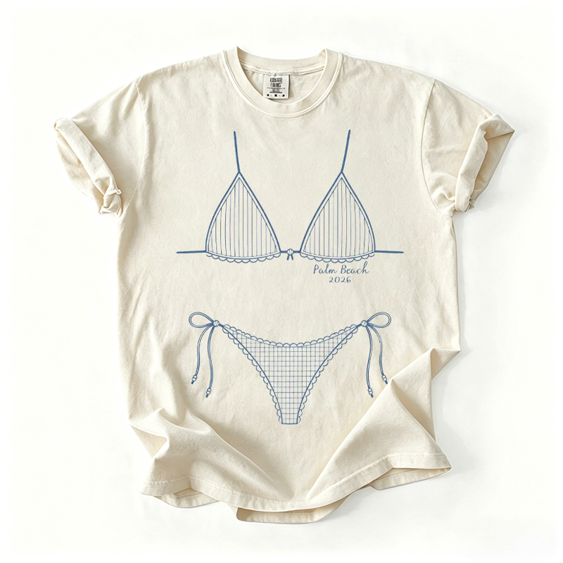 Last Splash Beach Bikini T-shirt