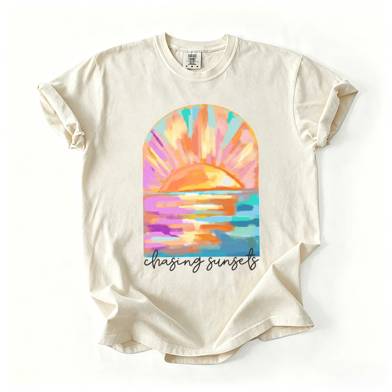 Coconut Girl Sunset T-shirt