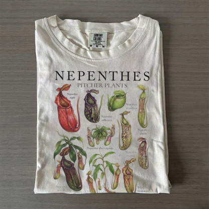 Retro Nepenthes Pitcher Plant T-shirt