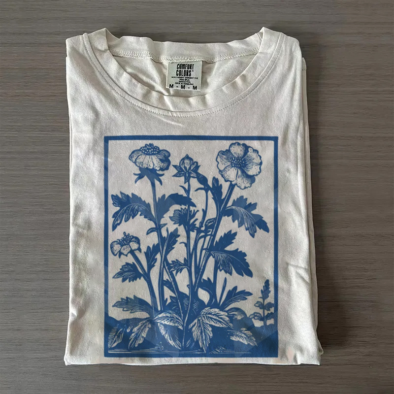 Vintage Wildflowers Graphic T-shirt