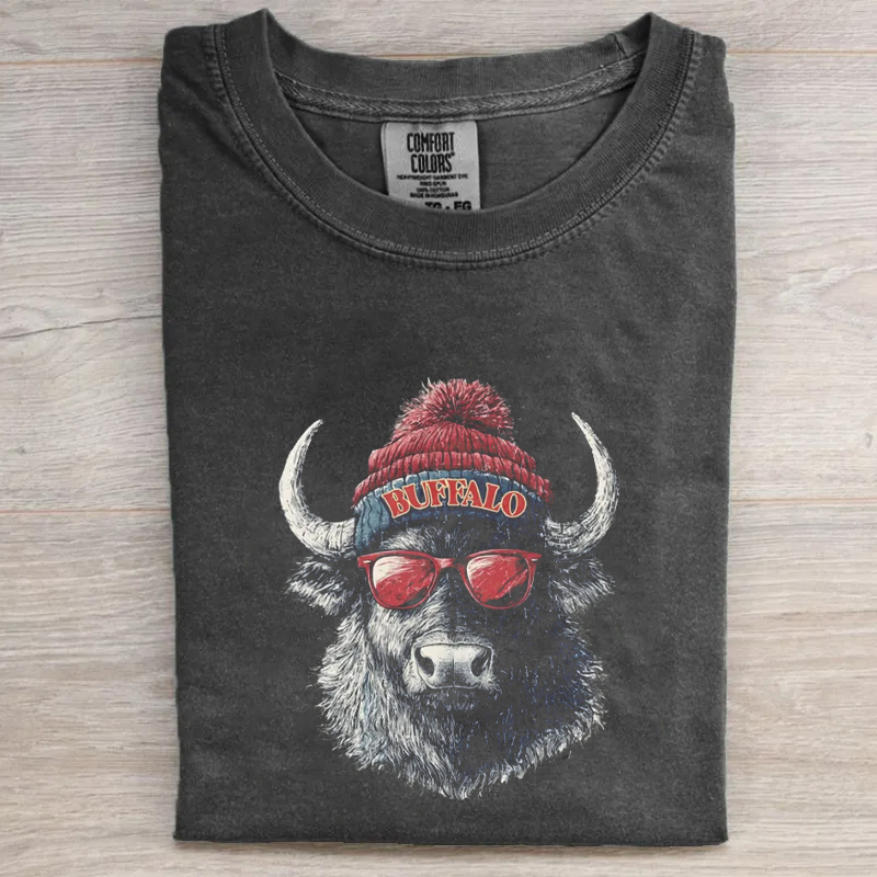 Buffalo Football Mascot T-shirt