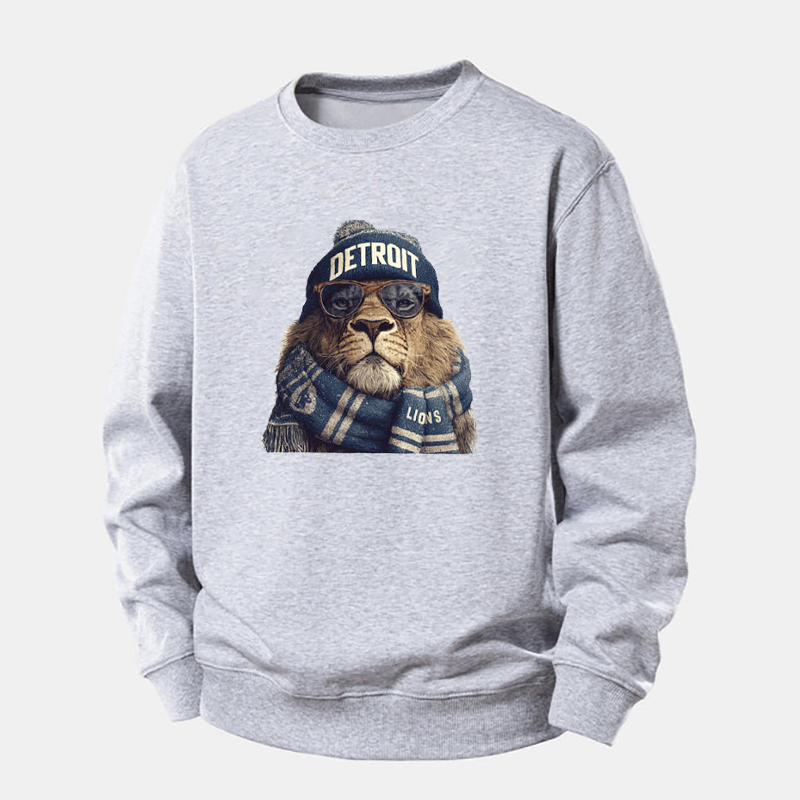 Vintage Detroit Football Mascot Sweatshirt