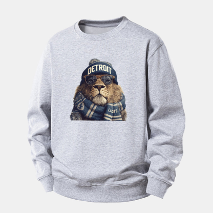 Vintage Detroit Football Mascot Sweatshirt