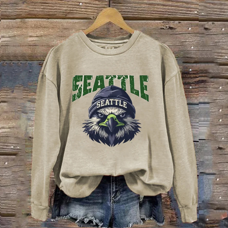 Vintage Seattle Football Sweatshirt