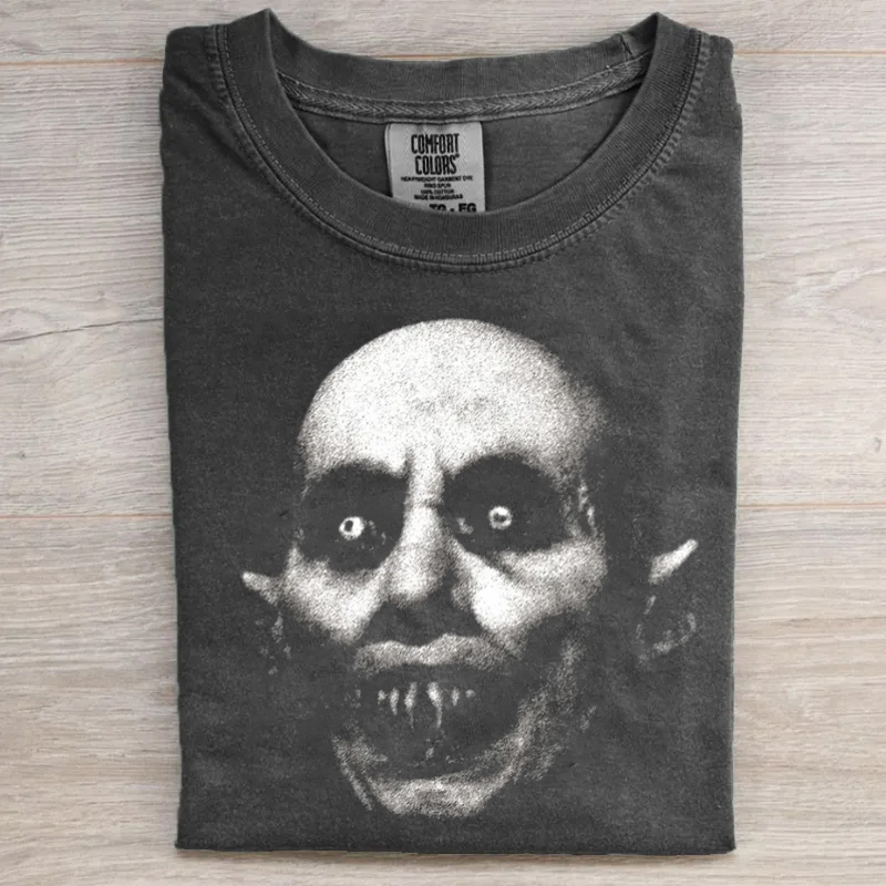 Vintage Horror Movie Graphic T-shirt