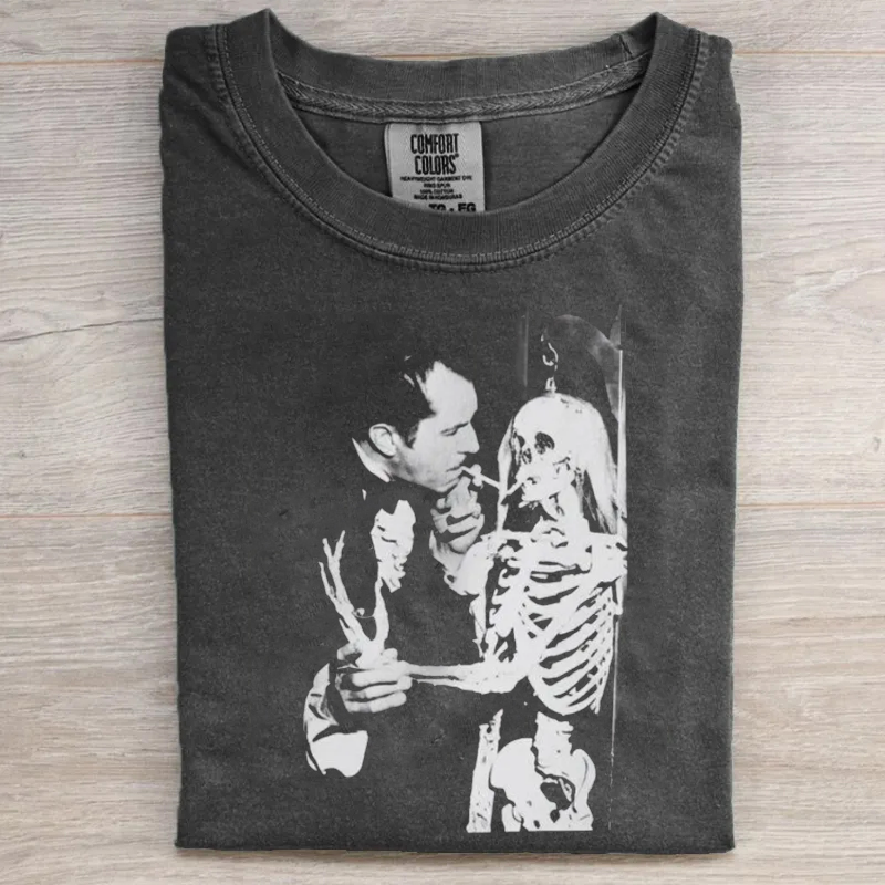 Creepy Vintage Film Graphic T-shirt