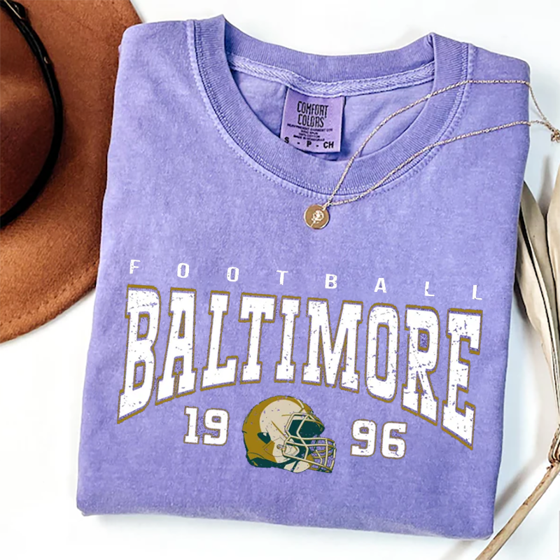 Comfort Colors Baltimore Football T-shirt