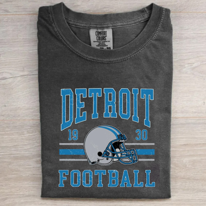 Comfort Colors Detroit Football T-shirt