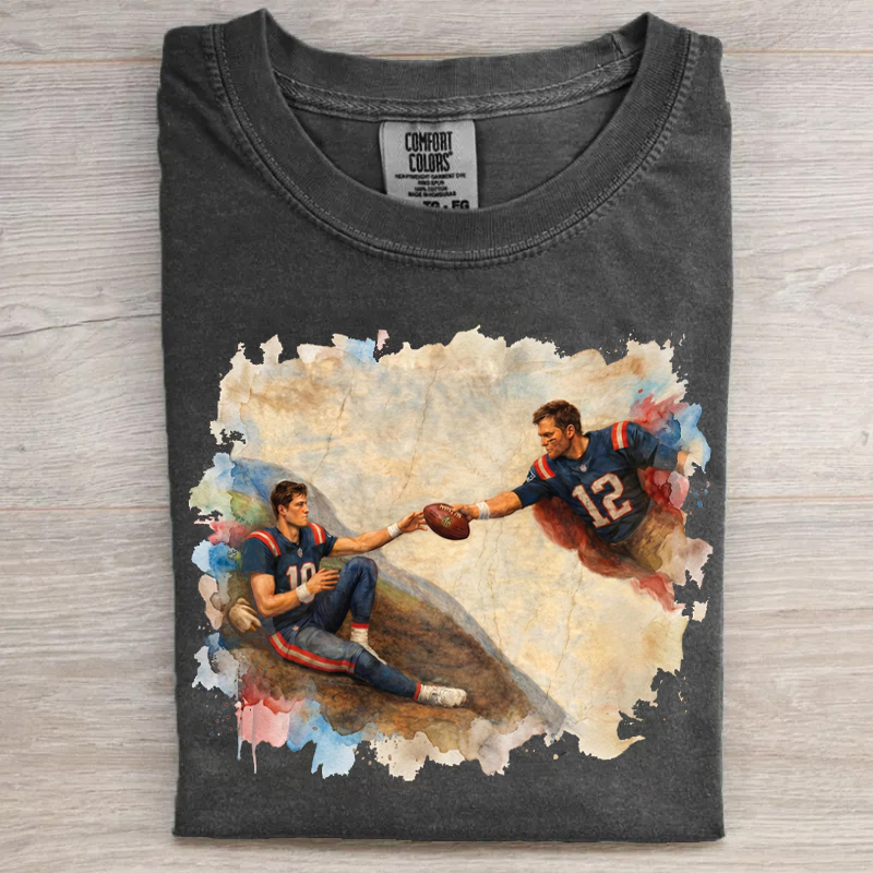 Vintage New England Football Graphic T-shirt