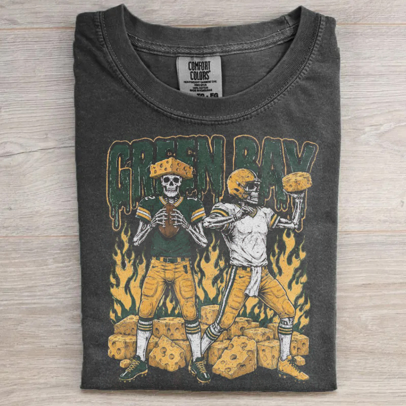 Vintage Green Bay Football Graphic T-shirt