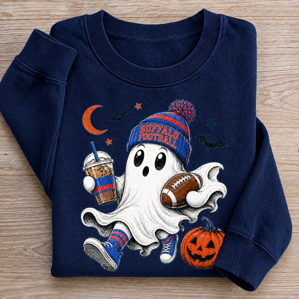 Vintage Buffalo Football Graphic Sweatshirt