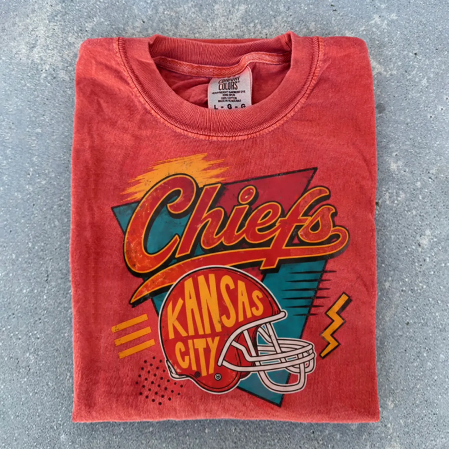 Vintage Kansas City Football Graphic T-shirt
