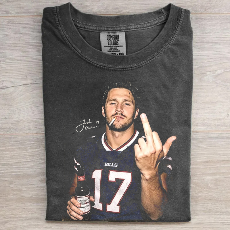 Vintage Buffalo Football Graphic T-shirt