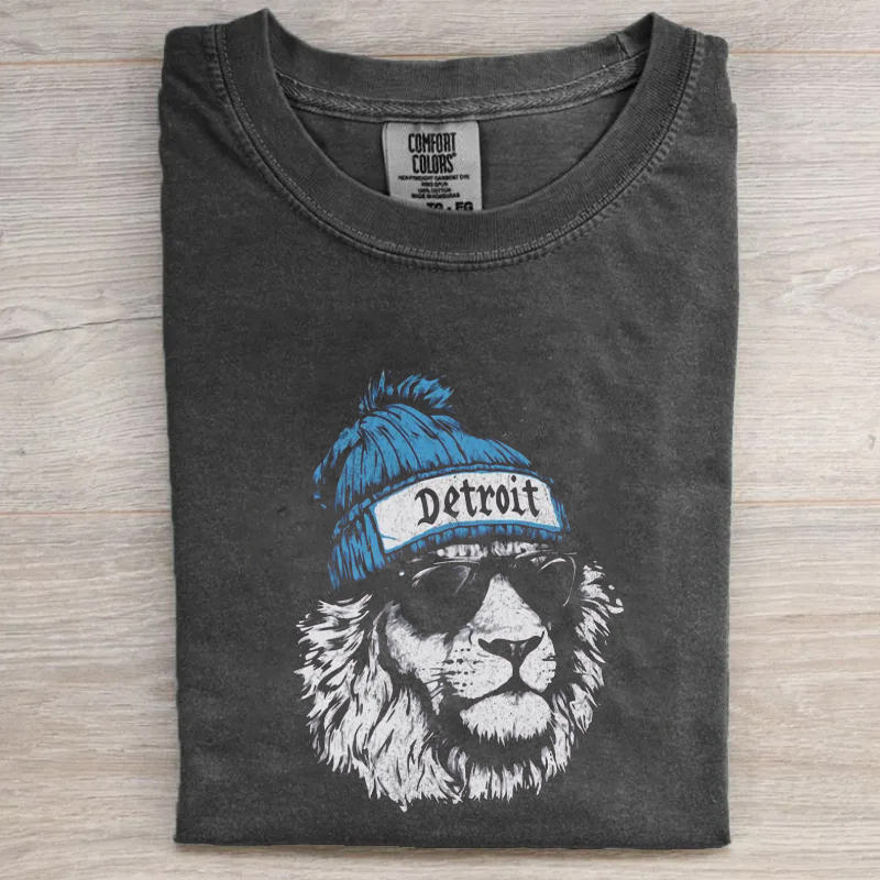 Detroit Football Mascot T-shirt