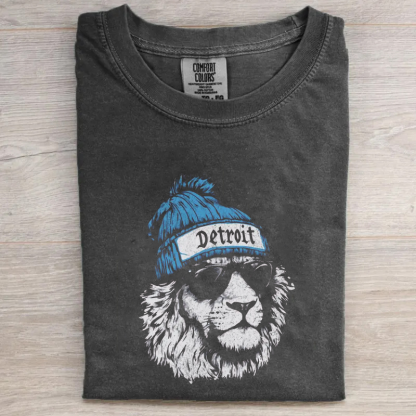 Detroit Football Mascot T-shirt