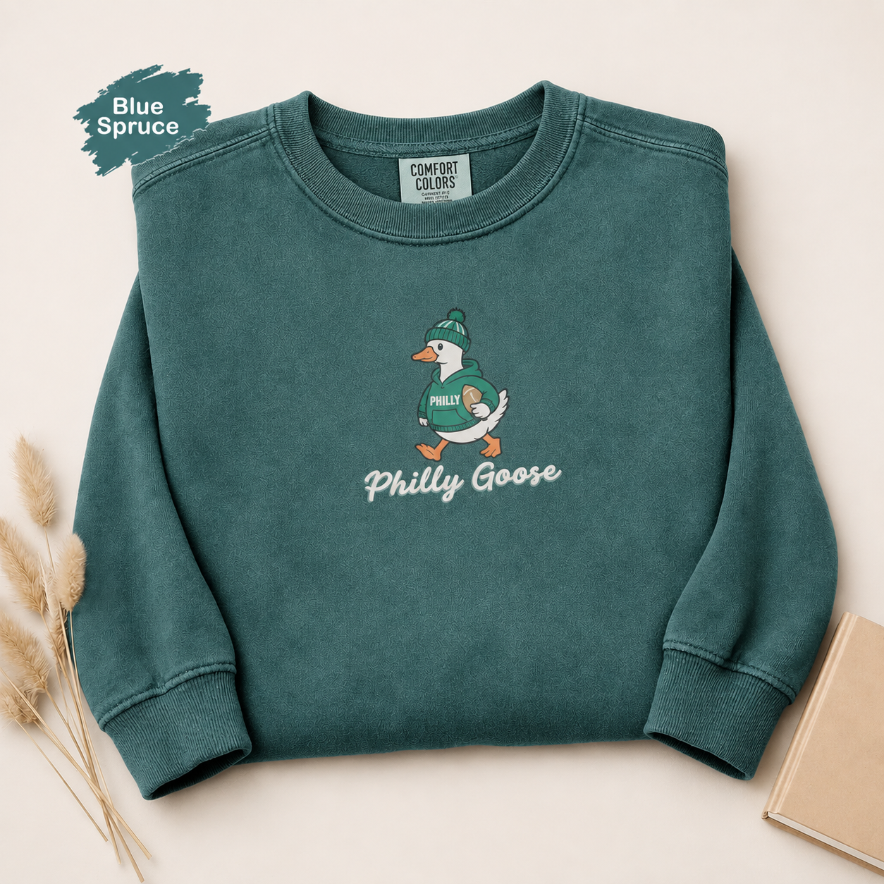 Vintage Philly Goose Football Graphic T-shirt