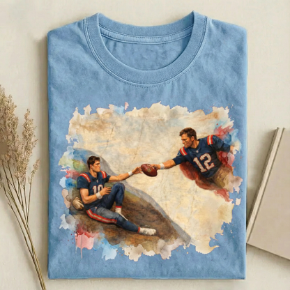 Vintage New England Football Graphic T-shirt