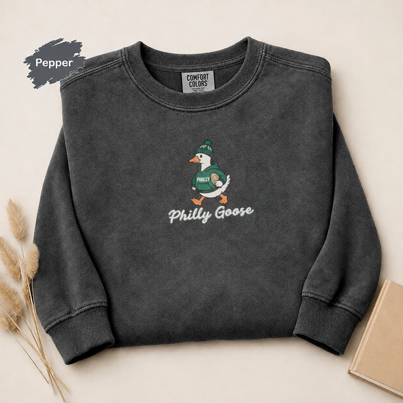 Vintage Philly Goose Football Graphic T-shirt