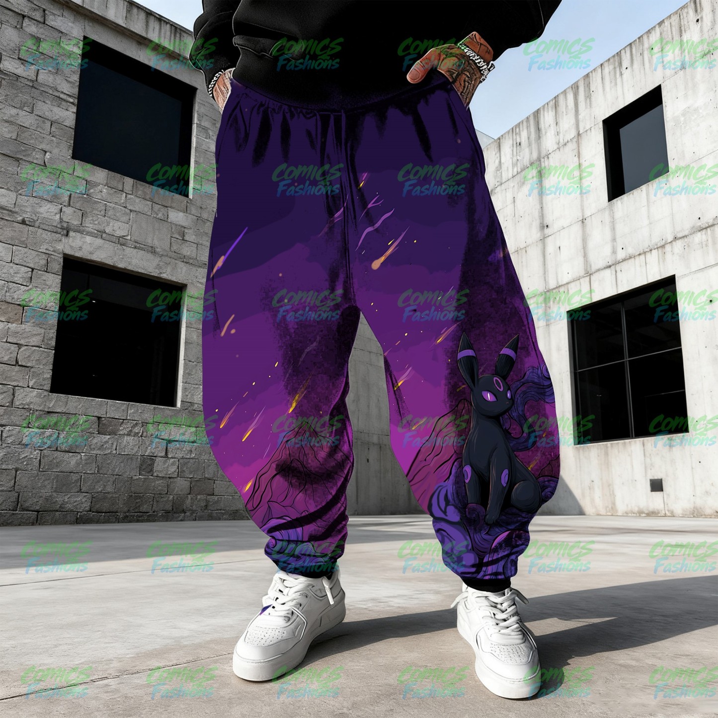 Unisex Casual Anime Streetwear Pants