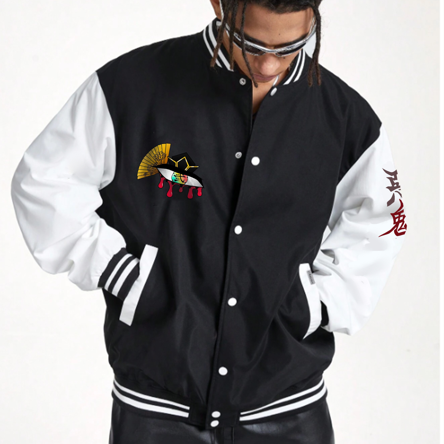 (Fleece-Lined Jacket)Spring And Autumn Unisex Casual Streetwear Fashion Jacket | Demon Slayer