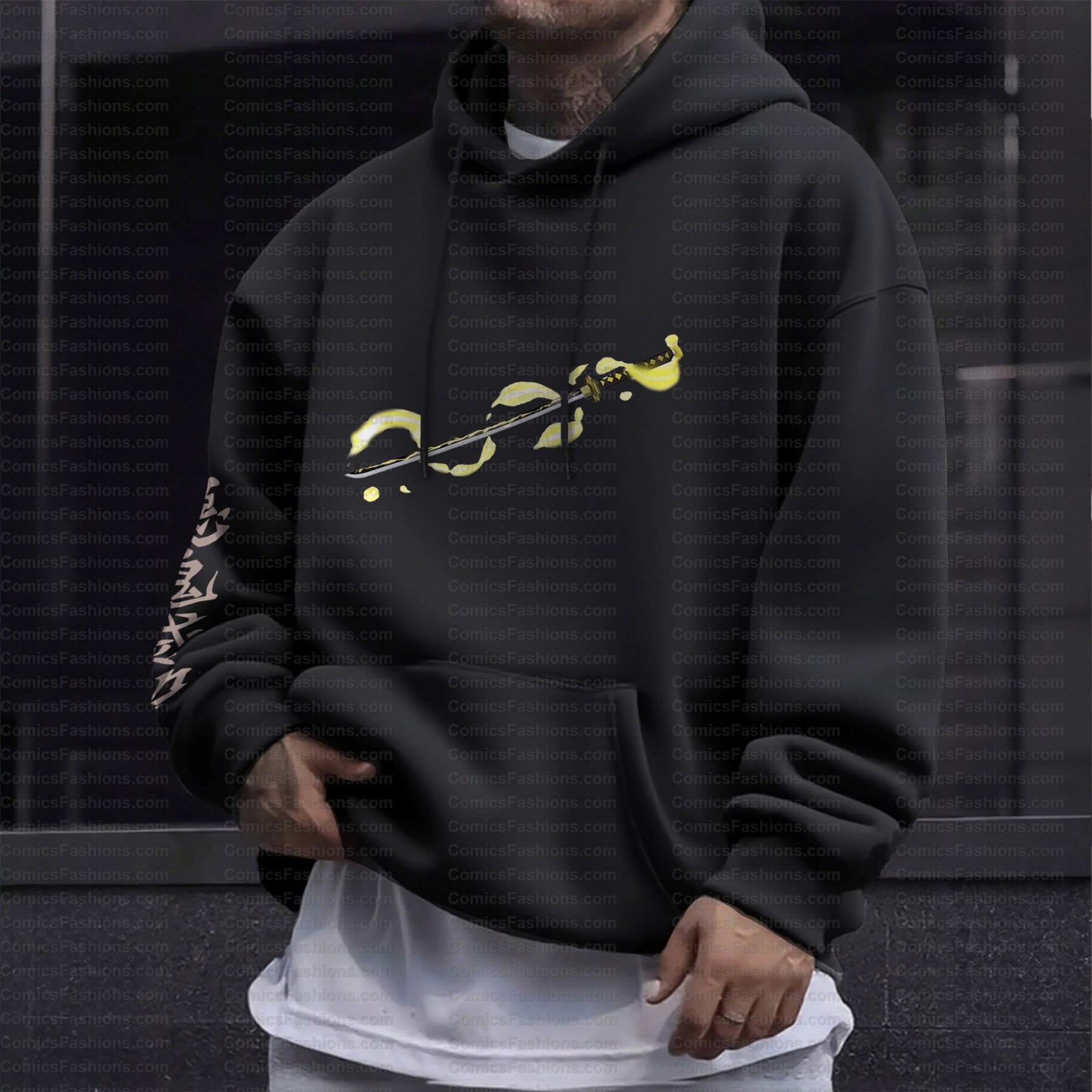 Unisex Anime Graphic Streetwear Vintage Hoodie| KNY