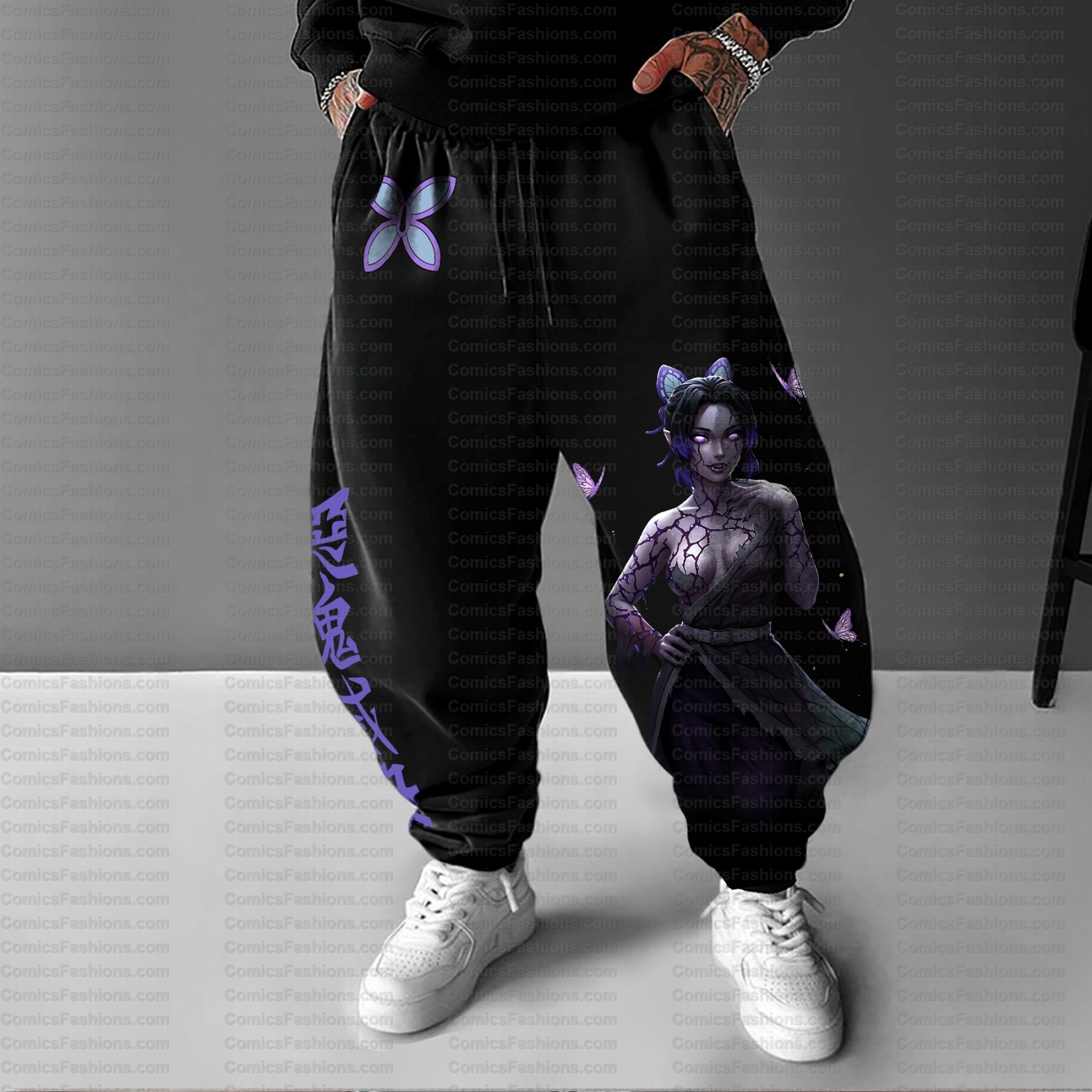 Unisex Anime Inspired Vintage Pants丨Demon Slayer