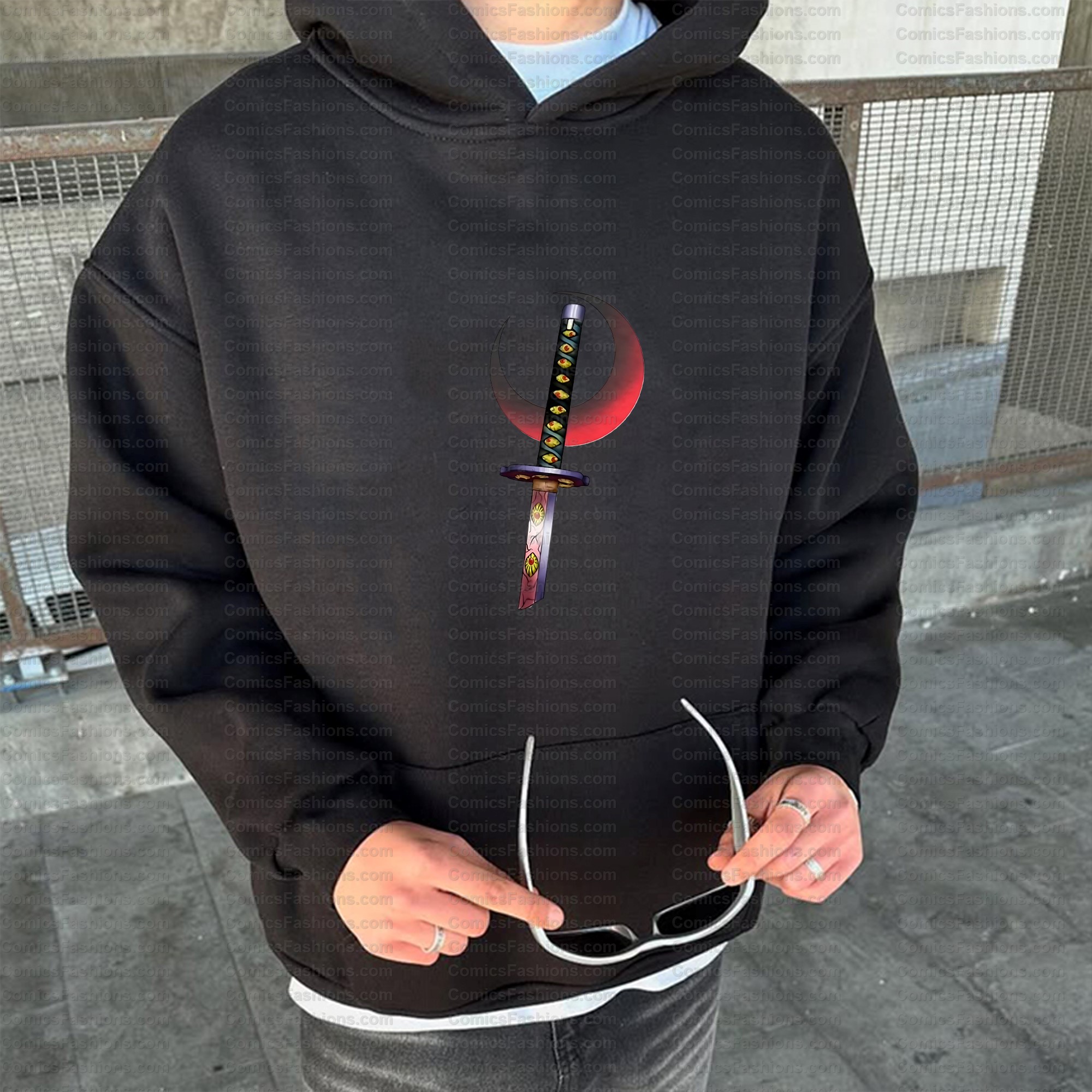 Unisex Graphic Streetwear Vintage Plush Hoodie