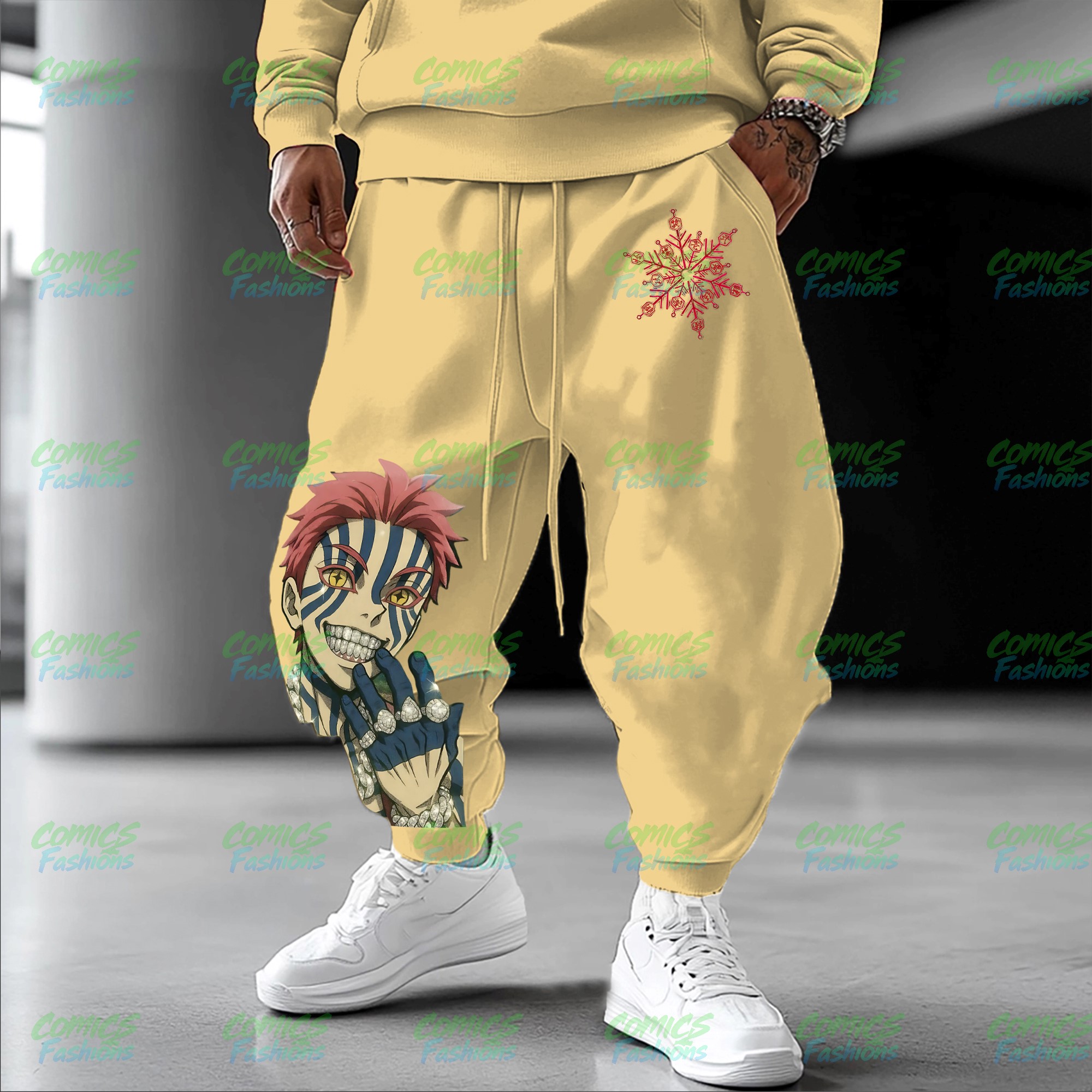 Unisex Anime Inspired Vintage Plush Pants