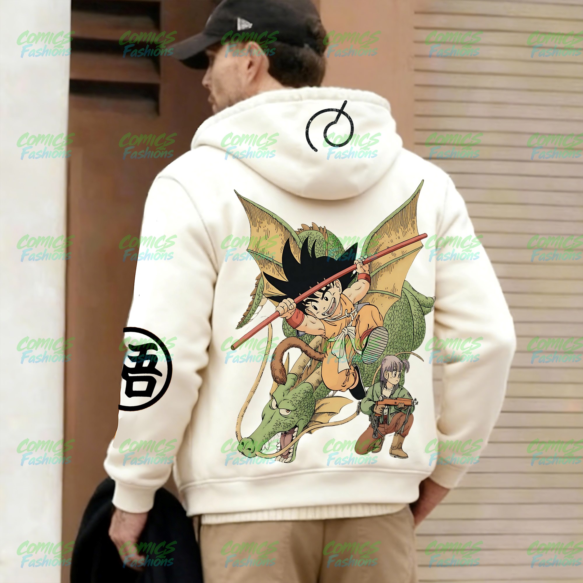 Unisex Graphic Streetwear Vintage Zipper Cardigan Plush Hoodie