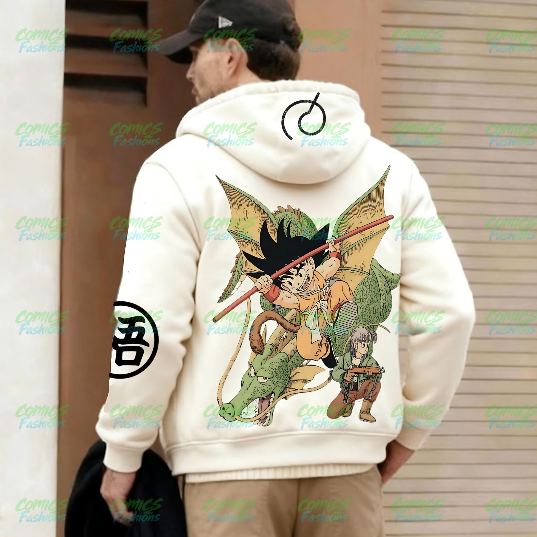 Unisex Graphic Streetwear Vintage Zipper Cardigan Plush Hoodie