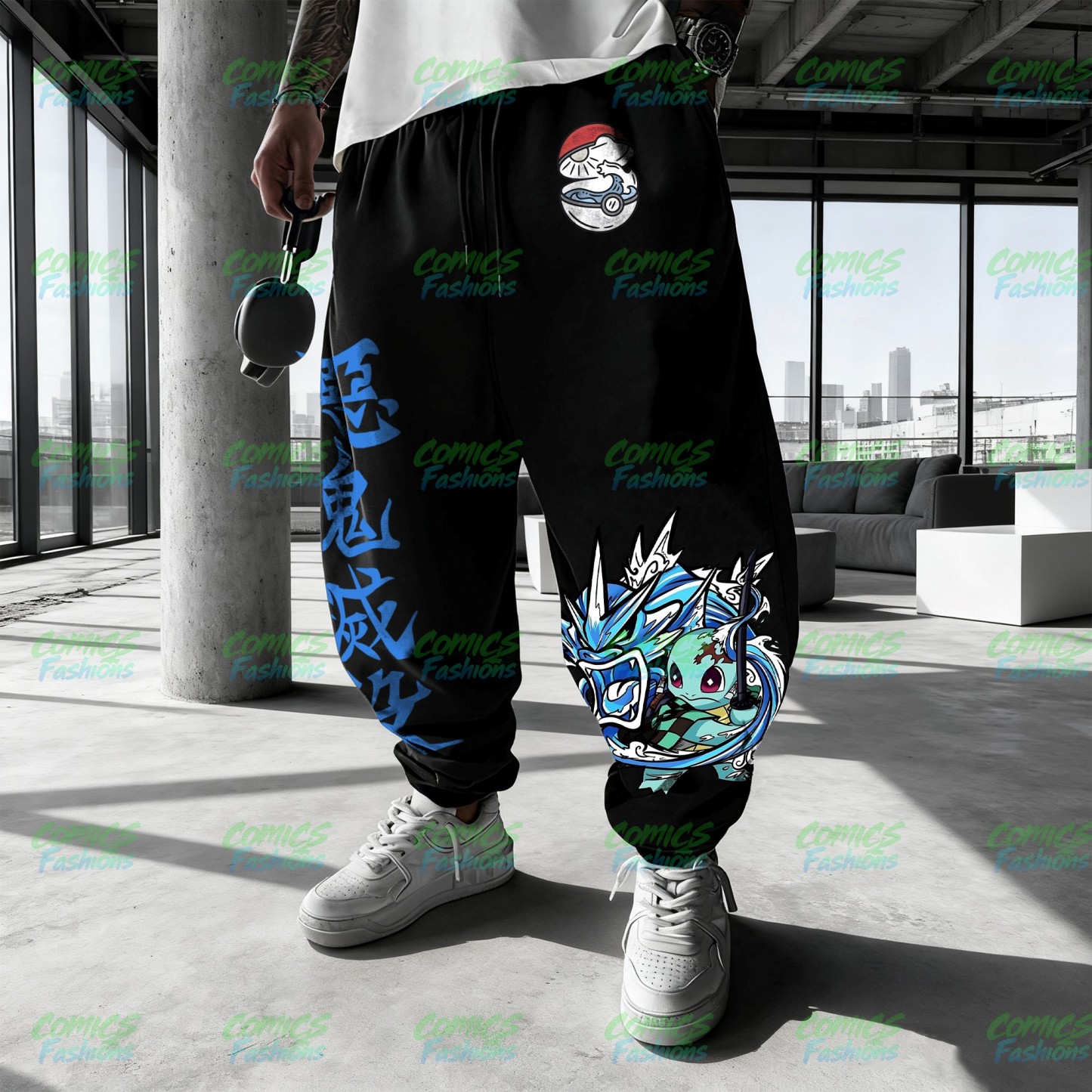 Unisex Casual Anime Streetwear Pants