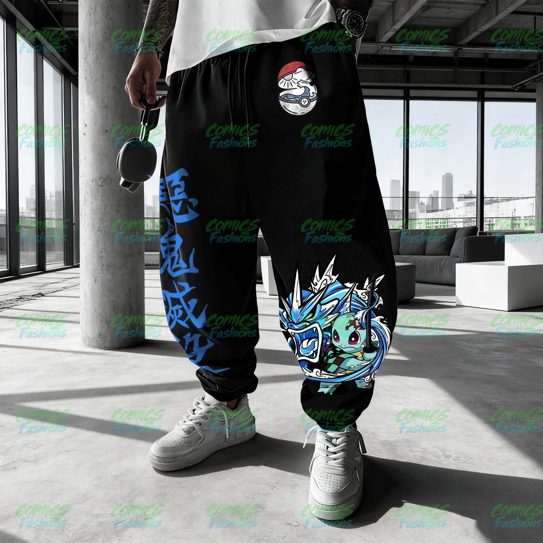 Unisex Casual Anime Streetwear Pants