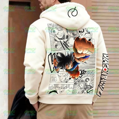 Unisex Graphic Streetwear Vintage Zipper Cardigan Plush Hoodie