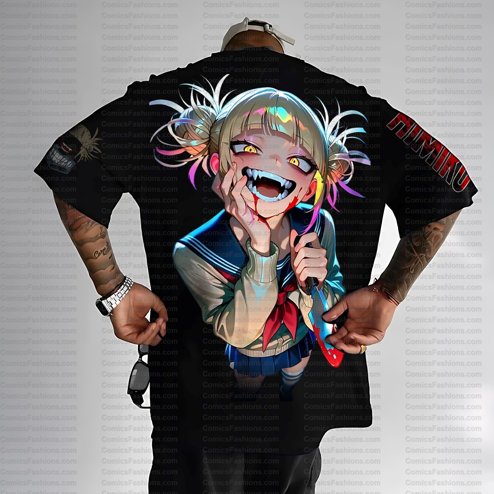 Unisex Anime Inspired Vintage T-Shirt