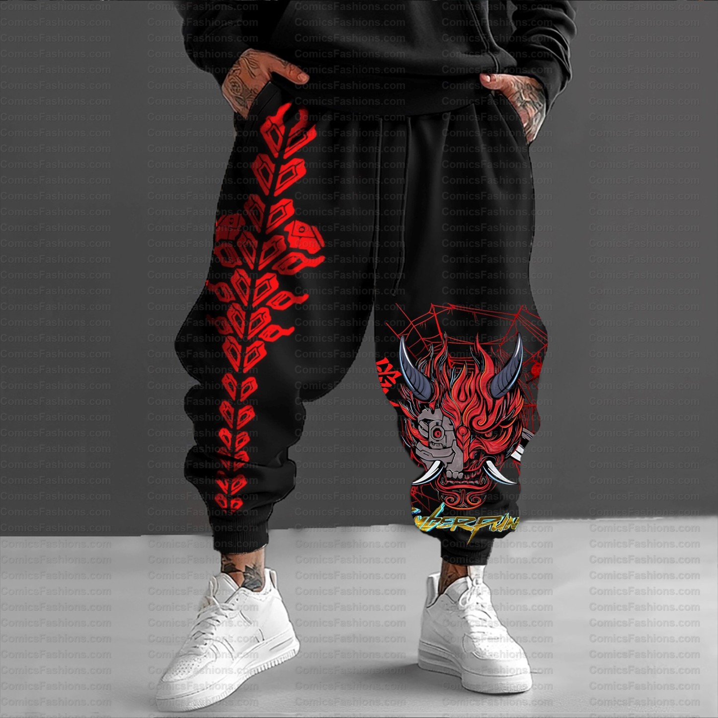 Unisex Casual Anime Streetwear Pants
