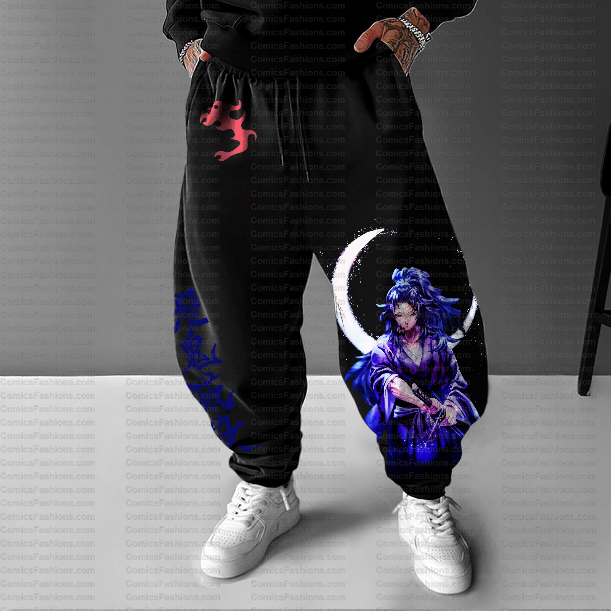Unisex Anime Inspired Vintage Pants| KNY