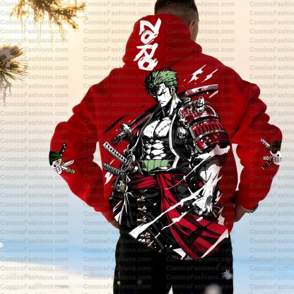 Plus Velvet Unisex Anime Graphic Streetwear Vintage Hoodie