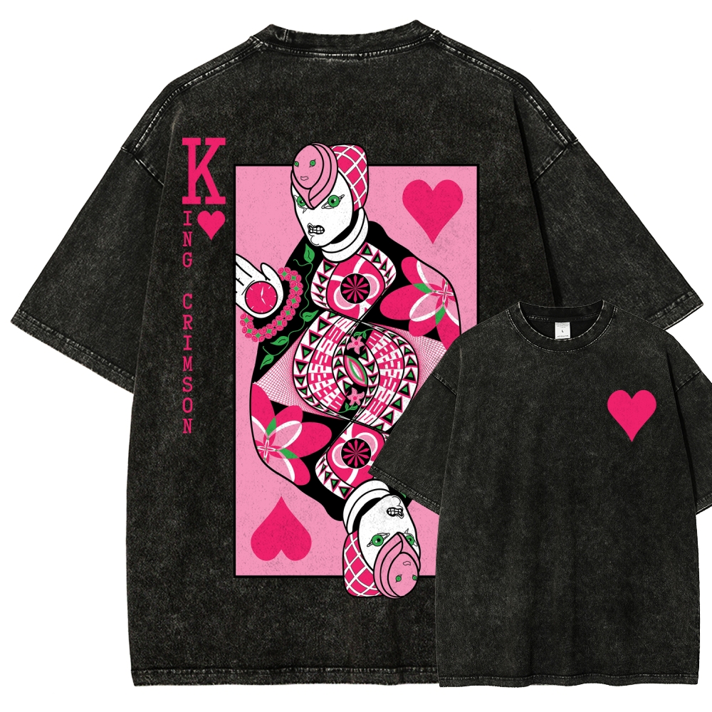 Jojo's Bizarre Adventure Unisex Fit Washed T-Shirt 2512018210