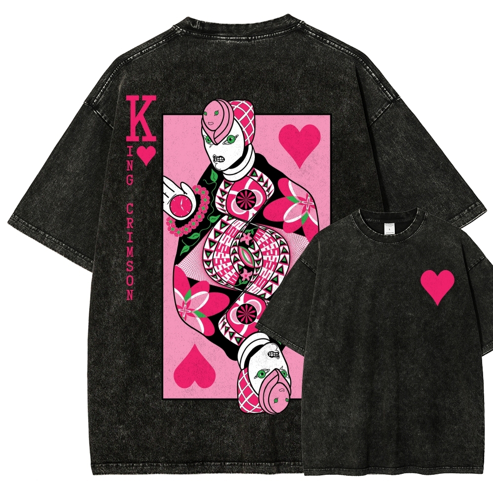 Jojo's Bizarre Adventure Unisex Fit Washed T-Shirt 2512018210