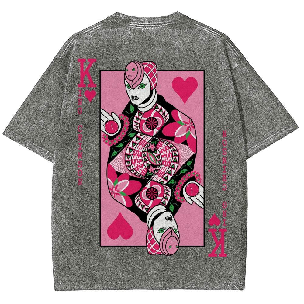 Jojo's Bizarre Adventure Unisex Fit Washed T-Shirt 2512018210